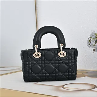 Beige Quilted Top-Handle Chain Strap Bow Accent Boston Bag 7