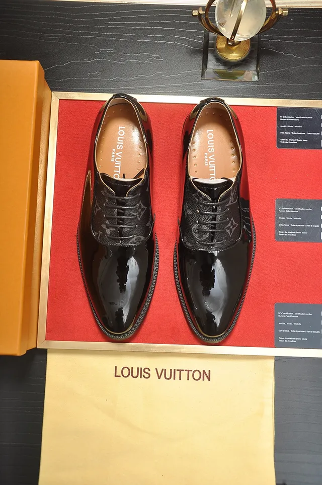 Zapatos Oxford Negro Marrón Cuero Patentado Texturizado Cuartos Alto Brillo 5