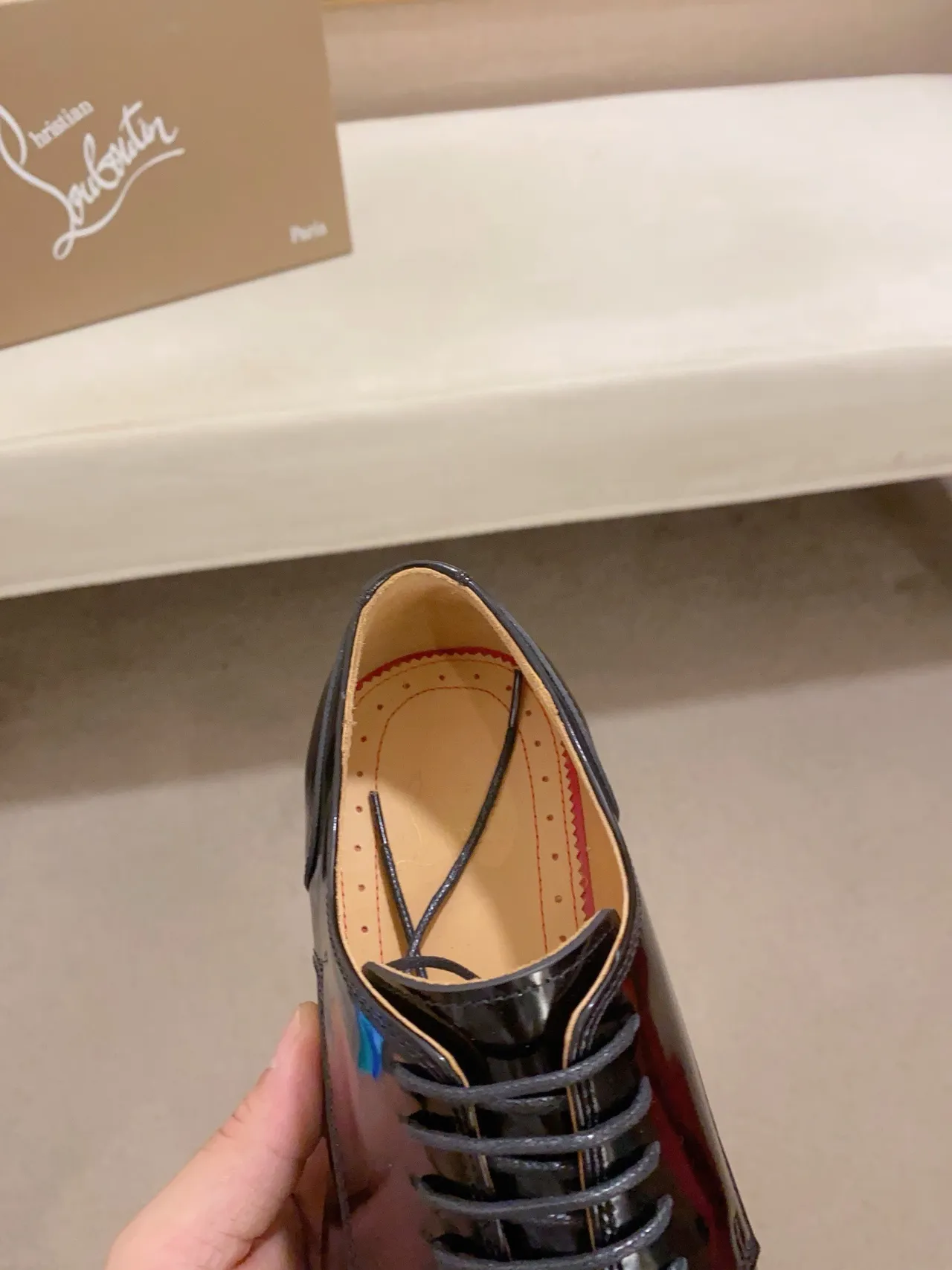 Chaussure Oxford à bout cap noir 6