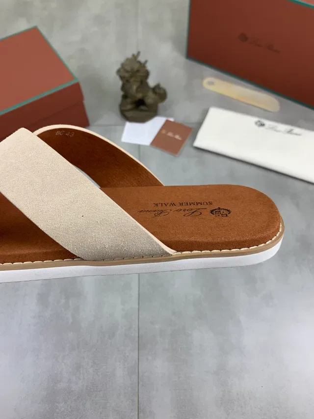 Sandales casuales marron beige à brides croisées 4