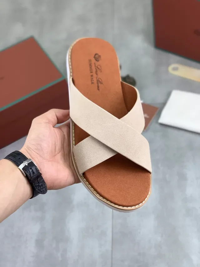 Sandales casuales marron beige à brides croisées 14