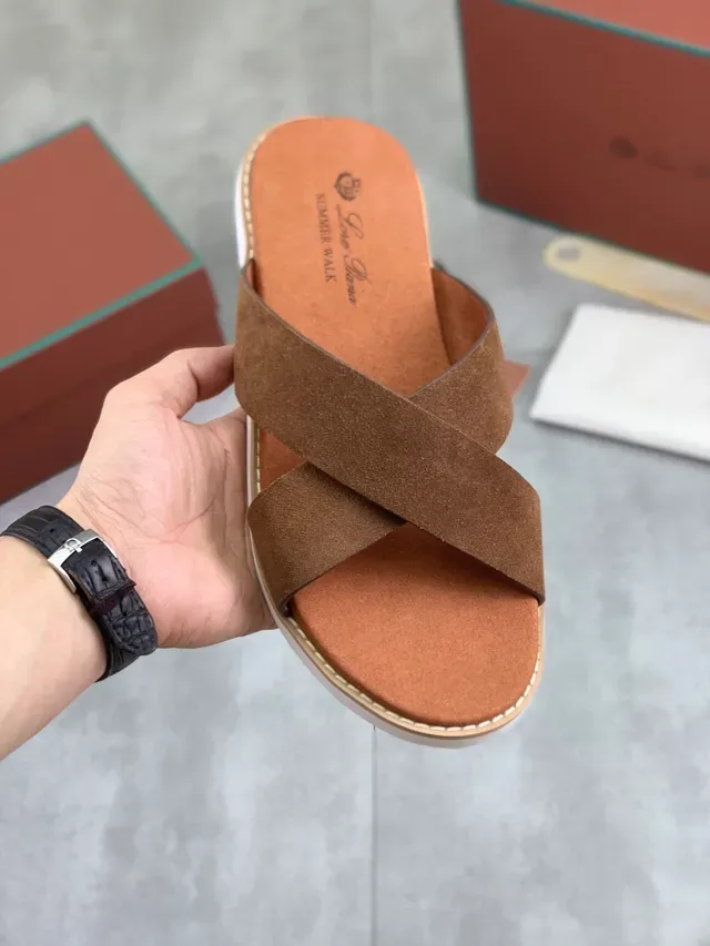 Sandales casuales marron beige à brides croisées 15