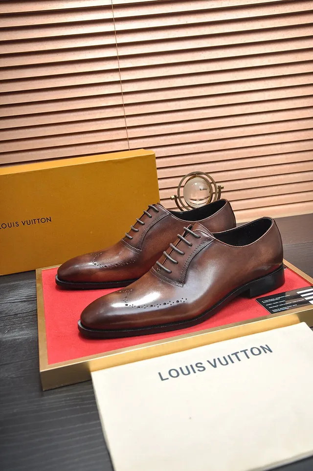 Brown Full-Brogue Cap-Toe Oxford Shoe 4