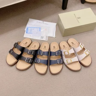 Brunello Cucinelli 双带扣休闲凉鞋