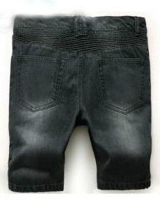 بناطيل قصيرة جينز داكنة مغسولة distressed 6
