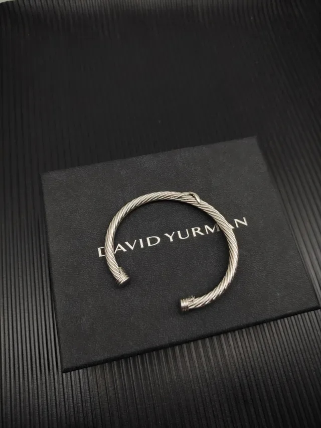 David Yurman Cable Classics Twisted Silver Knot Bracelet 4