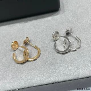 Aros Geométricos Facetados de Ouro e Prata