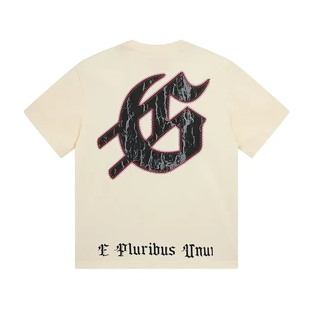 Camiseta oversized de estampa gráfica frente e verso 3