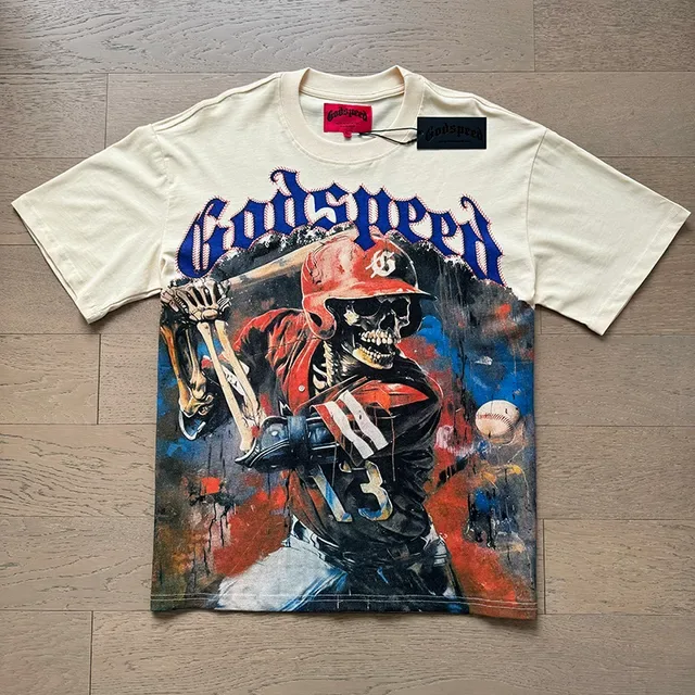 Camiseta oversized de estampa gráfica frente e verso 5