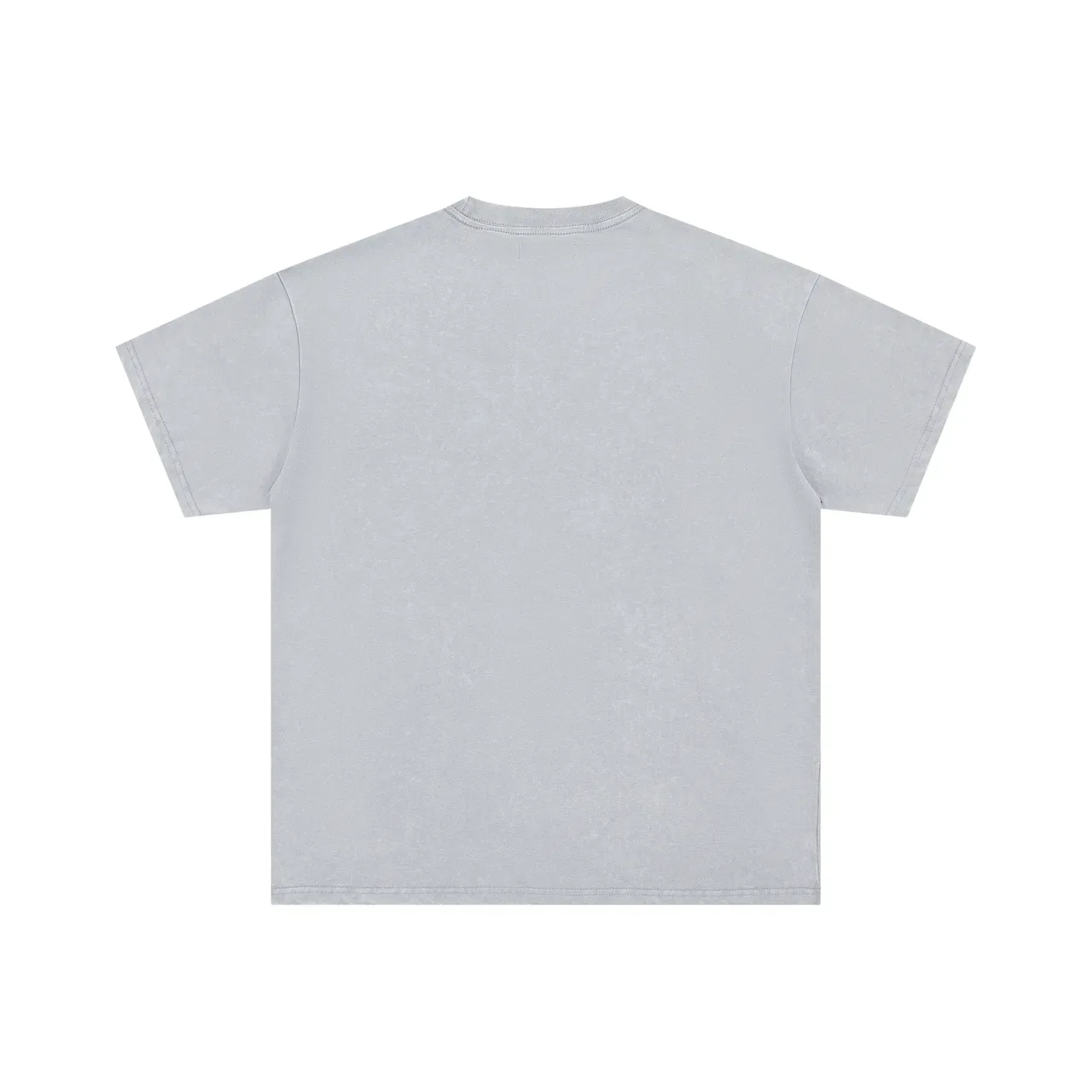 Gray Distressed Graphic Tiger Print Oversized T-Shirt 4