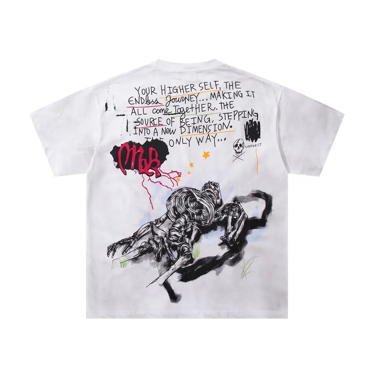 Majestik Double-Sided Graphic Print Oversized T-Shirt 3