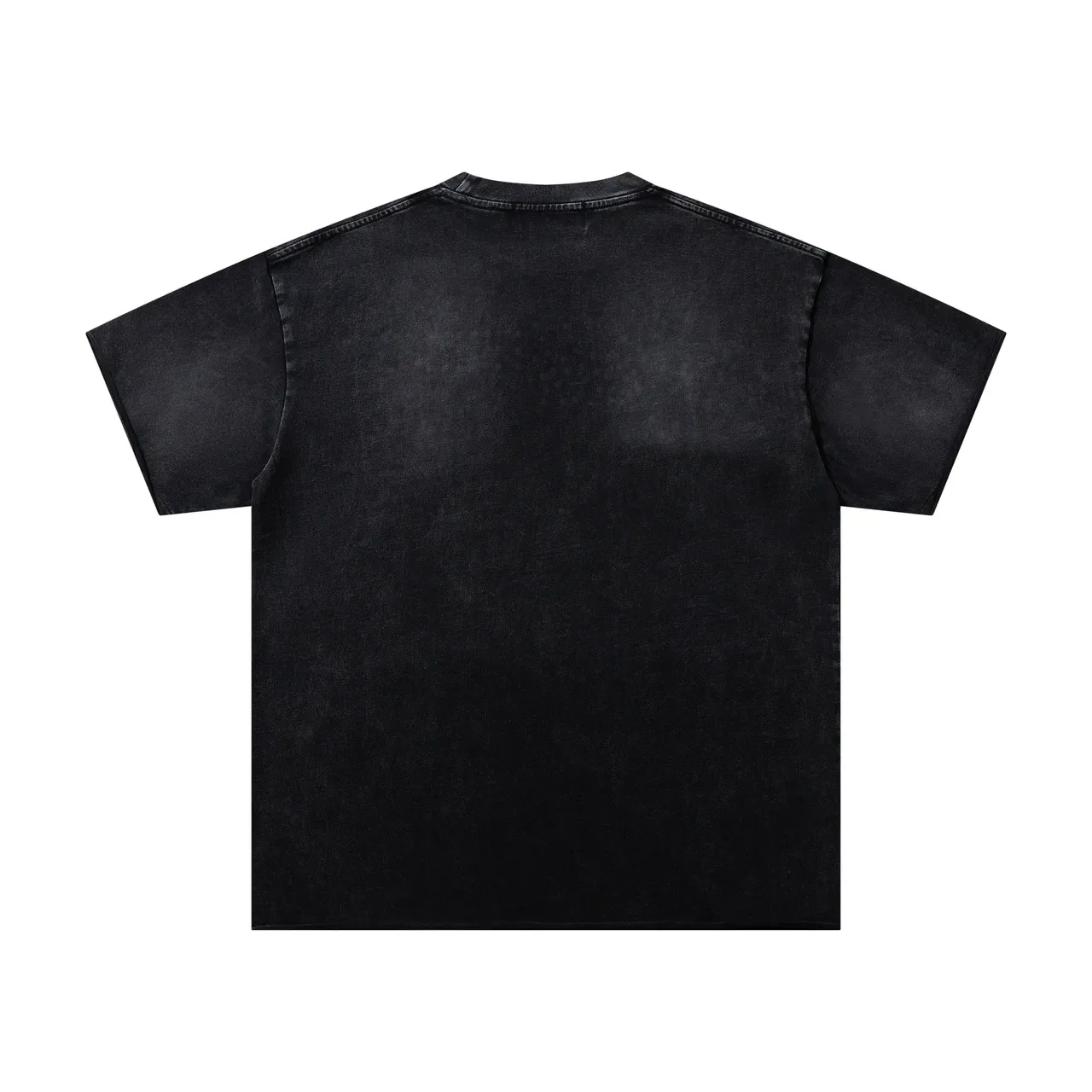 Camiseta gráfica negra desgastada Majestik Fire Dept Born From Fire 3