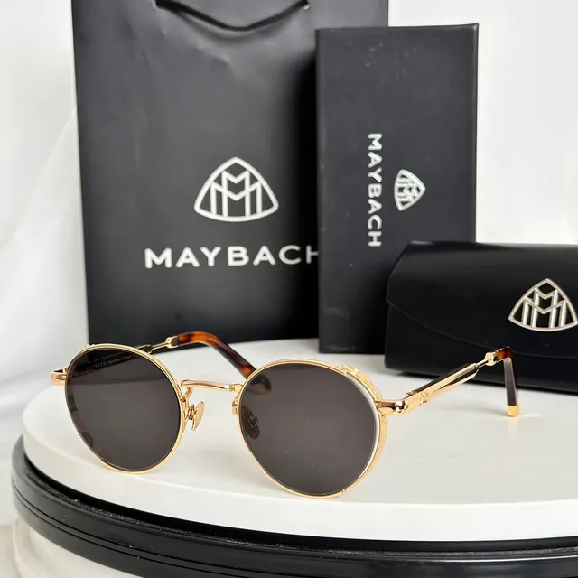 MAYBACH Round Metal Frame Gradient Lens Sunglasses 6