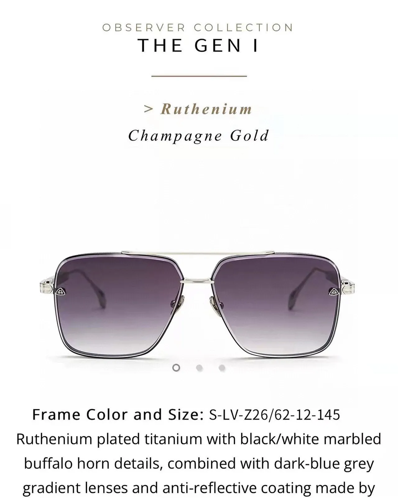Metal Frame Square Aviator Gradient Tint Sunglasses 2