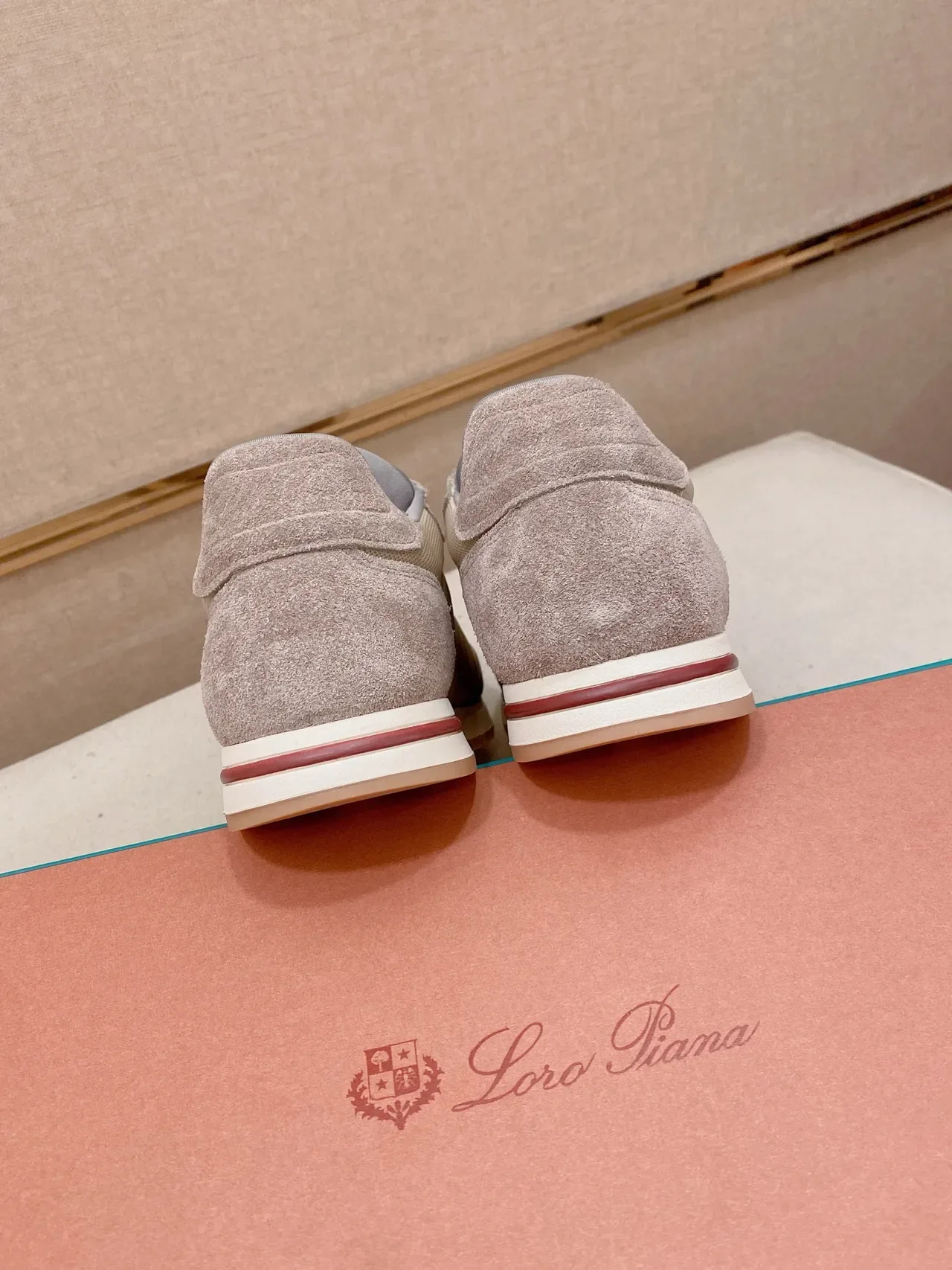 Neutral Tonal Mixed-Textile Lifestyle Sneaker 2