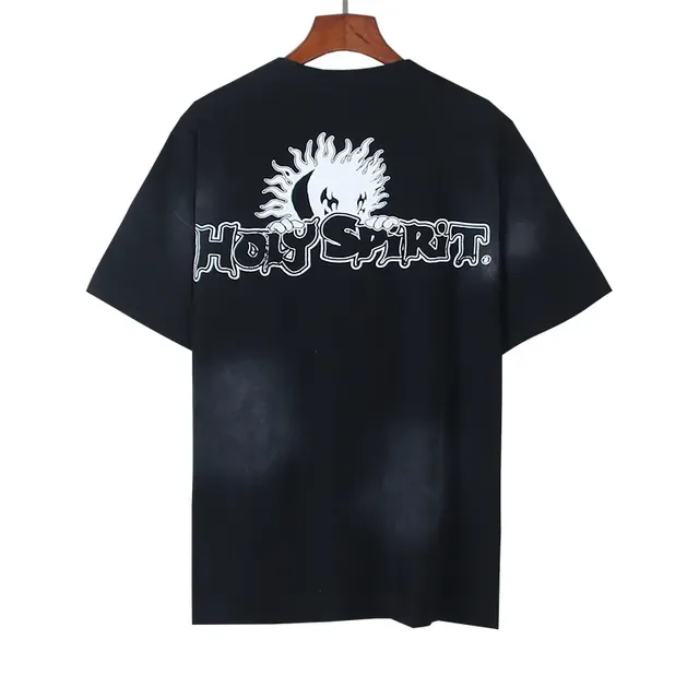 Oversized Graphic Print Bleached Effect T-Shirt 6