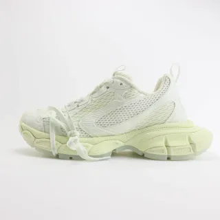 Zapatilla Lifestyle con Suela Chunky, Material Mesh-Sintético y Color Verde Lima Pálido