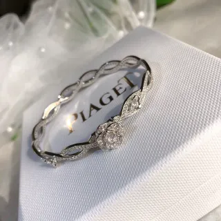 Piaget مجموعة الوردة Twisted Vine Pavé الماس سوار