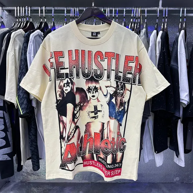Pink Beige Graphic Print Oversized Fit T-Shirt 12
