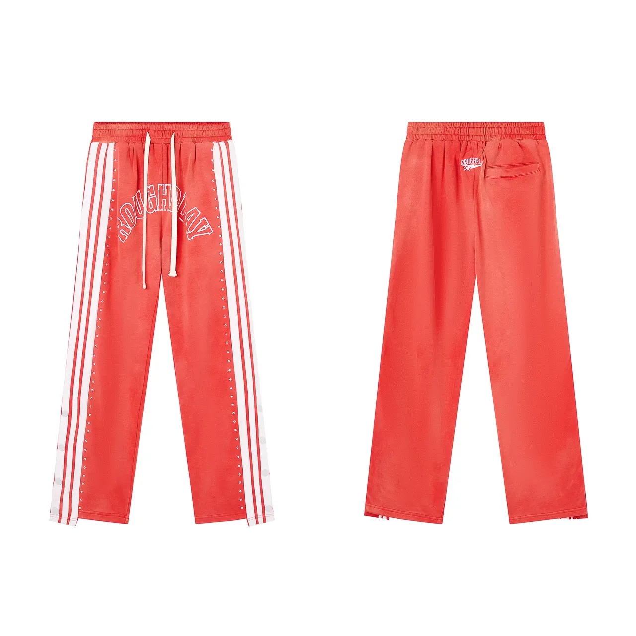 Roughplay Arch Logo Studded Stripe Sweatpants 2