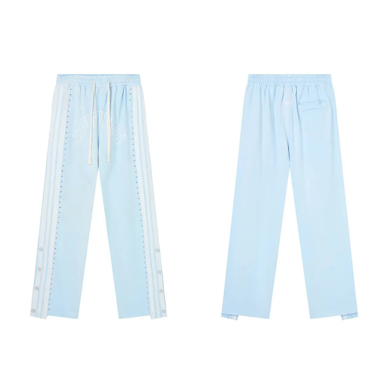 Roughplay Arch Logo Studded Stripe Sweatpants 4