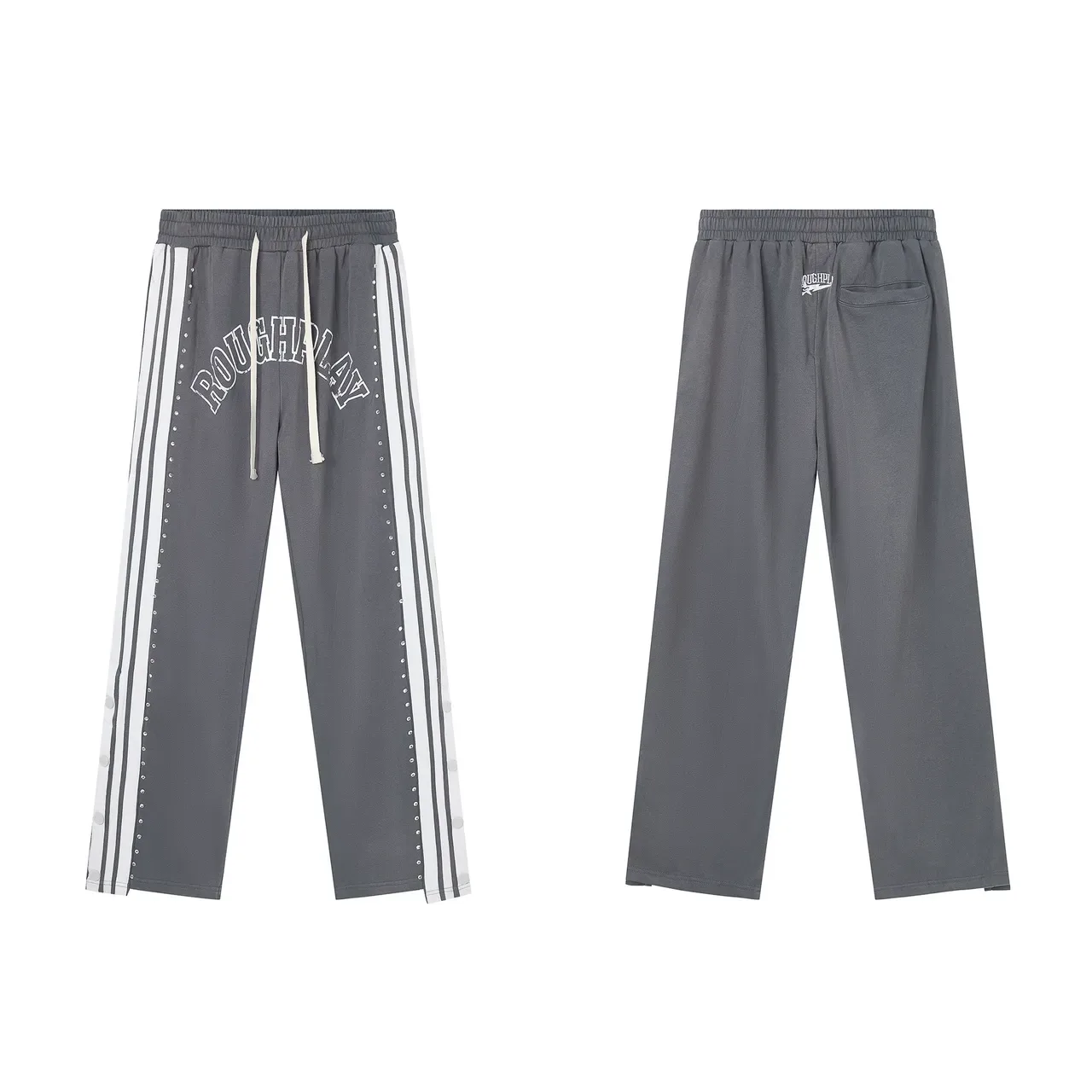 Roughplay Arch Logo Studded Stripe Sweatpants 6