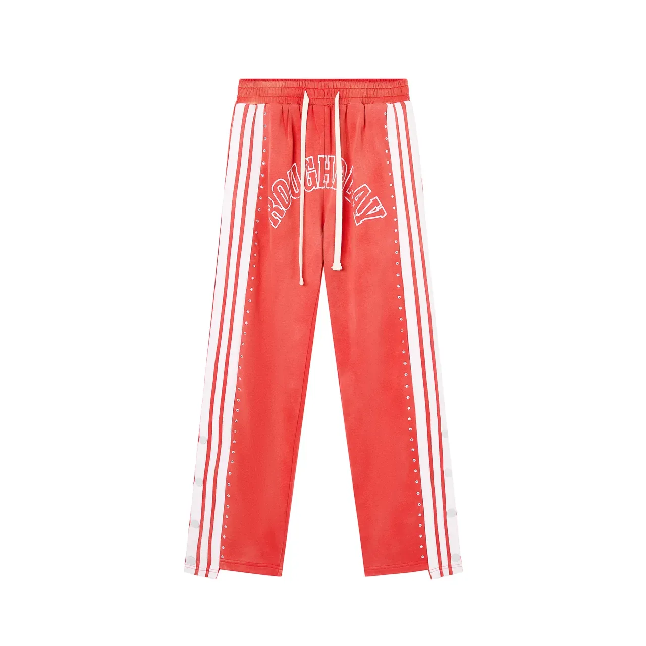 Roughplay Arch Logo Studded Stripe Sweatpants 9