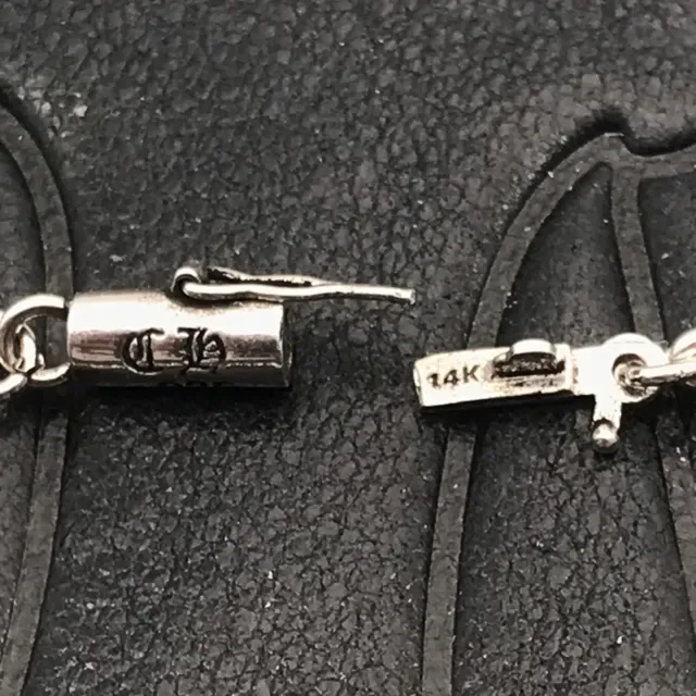 Silver Daisy Charm Link Bracelet 8