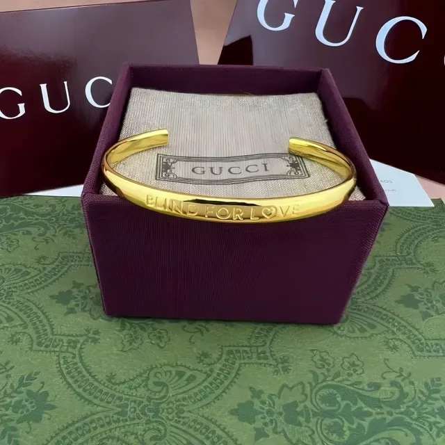 Silver-Tone Engraved 'Blind For Love' Open Cuff Bracelet 4