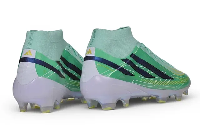 Translucent Mint Green Iridescent High-Cut Firm-Ground Soccer Shoes 5