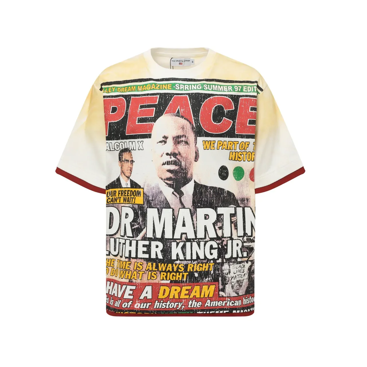 Vale Sports Division Oversized Graphic Print T-Shirt 5