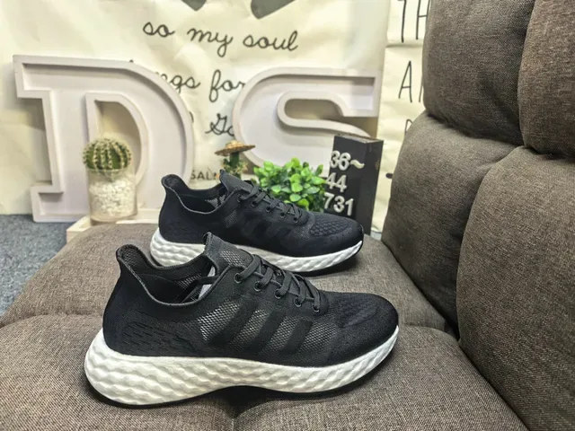 White Knit Upper Sculpted Midsole Lifestyle Sneakers 10