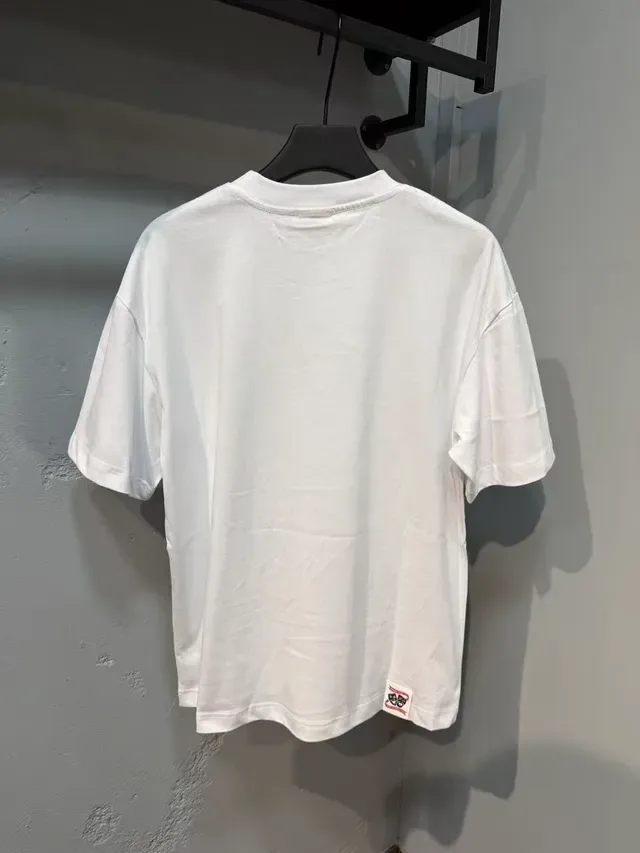 White Oversized Graphic Print T-Shirt 3