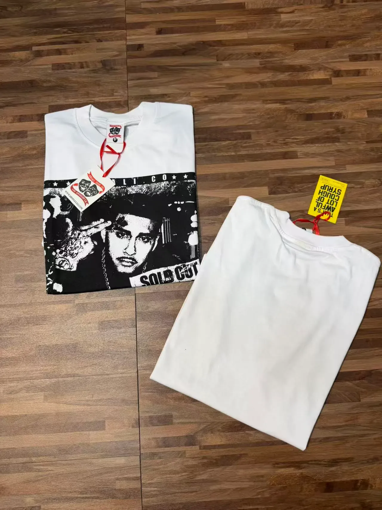 White Oversized Graphic Print T-Shirt 5