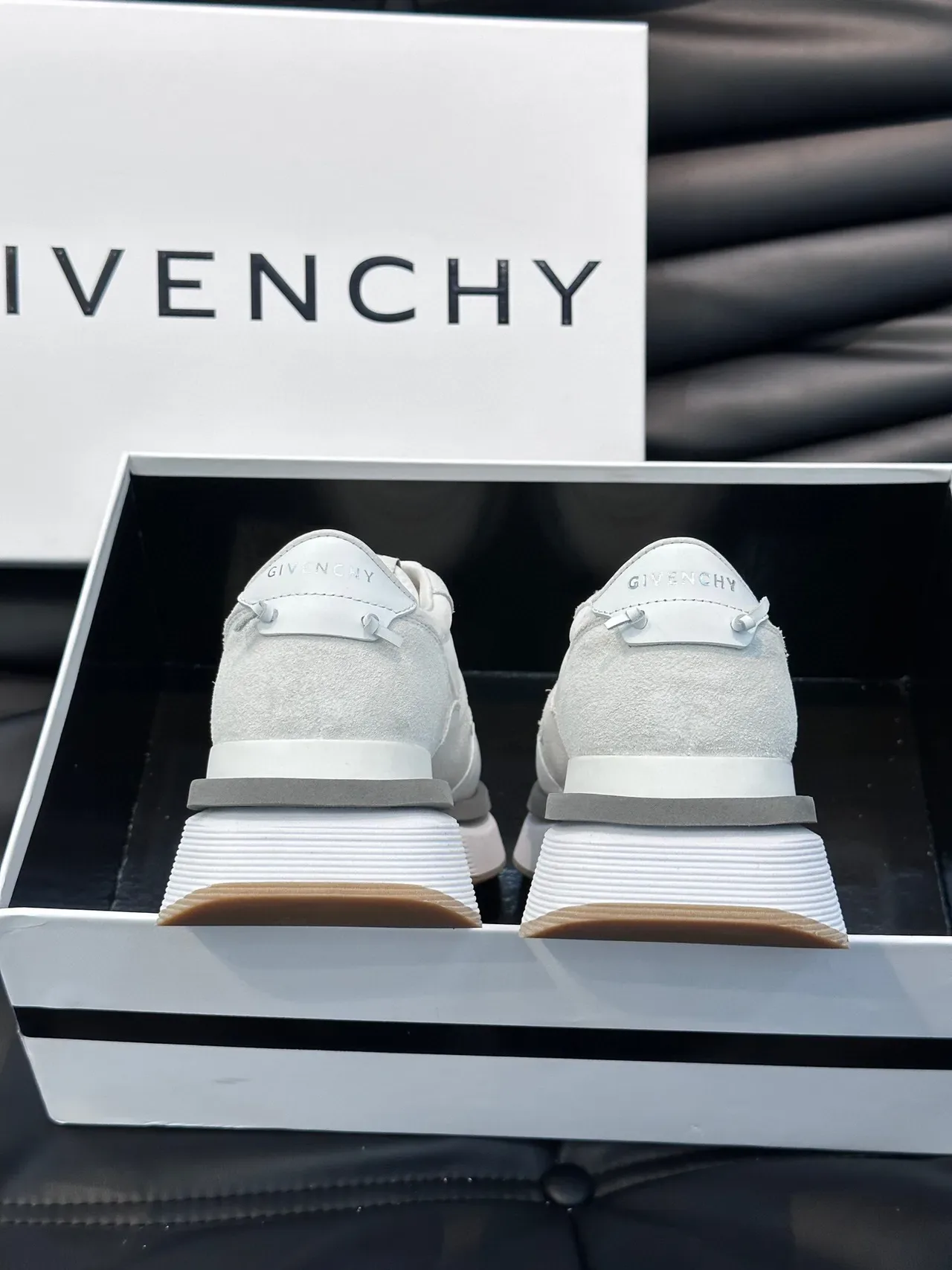 Givenchy City Sport White Mesh and Suede Lifestyle Sneakers 5