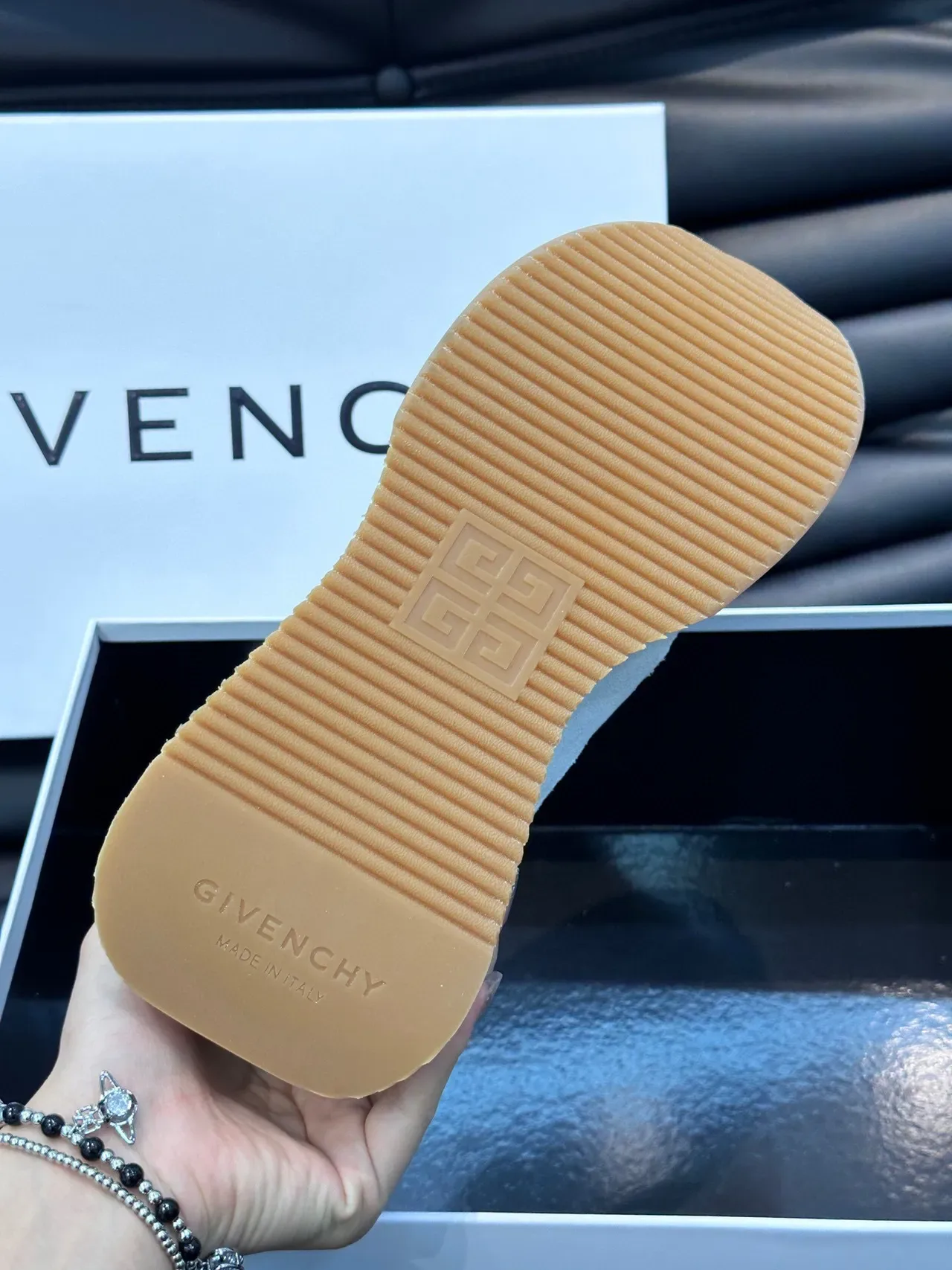 Givenchy City Sport White Mesh and Suede Lifestyle Sneakers 9