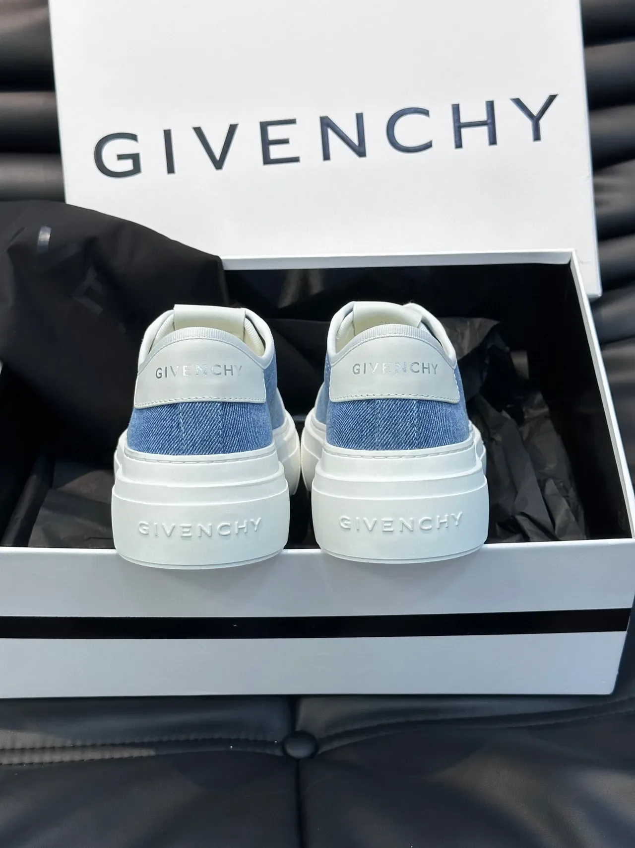 Givenchy Tênis Lifestyle Denim e Branco 8