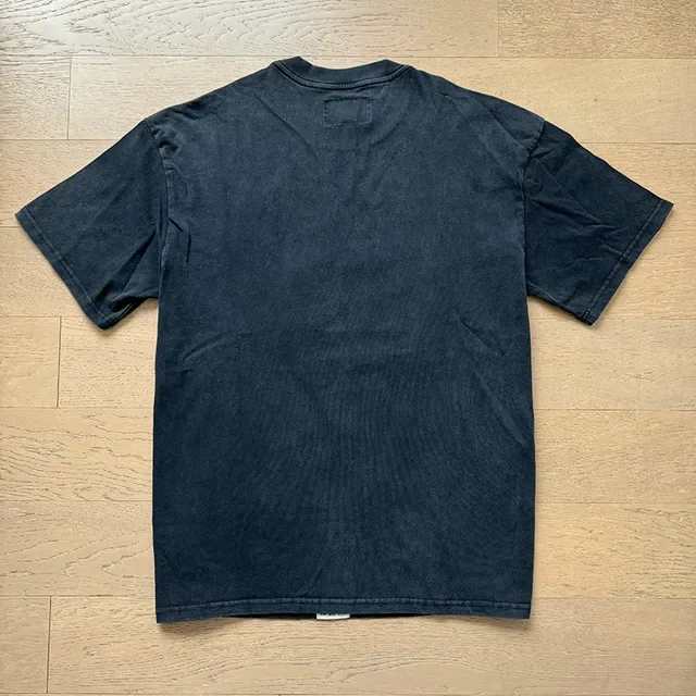 T-shirt noir Godspeed motif crâne glitch 4