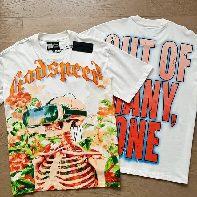 Camiseta oversized Godspeed con estampado gráfico 4