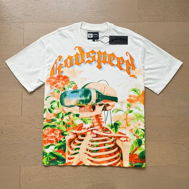 Camiseta oversized Godspeed con estampado gráfico 5
