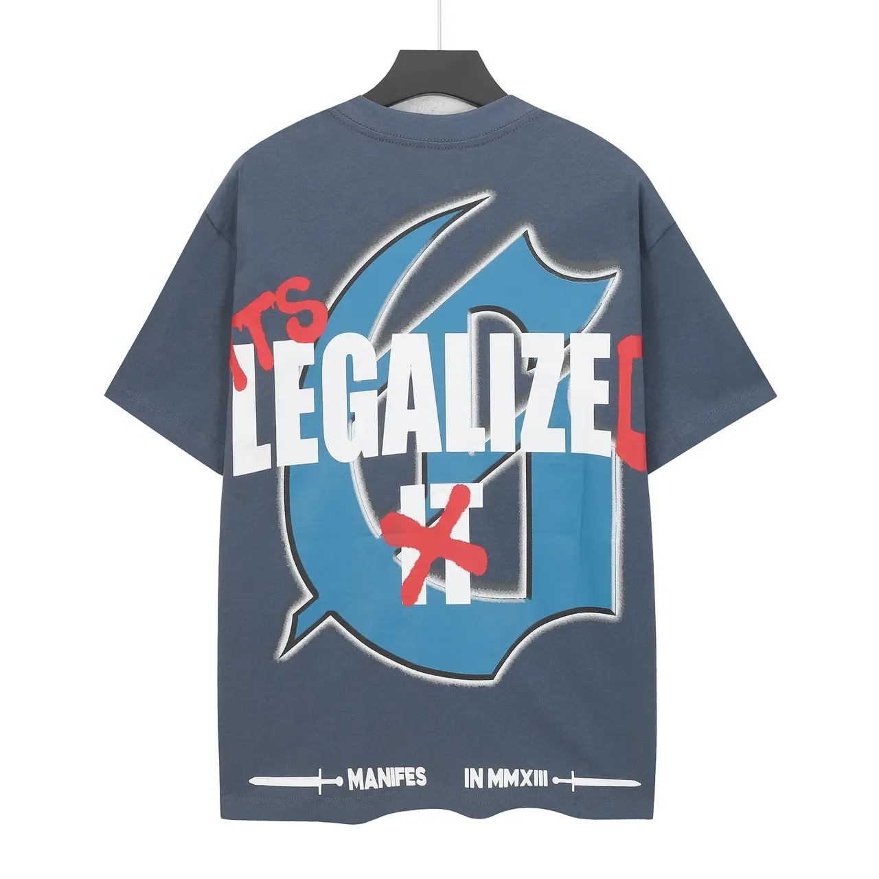 Godspeed Legalize 图案印花宽松T恤 8