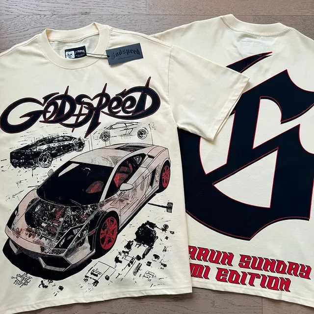 Godspeed Super Run Sunday Miami Edition Graphic T-Shirt 4