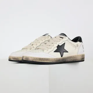 Golden Goose Superstar Off-White couro desgastado tênis lifestyle