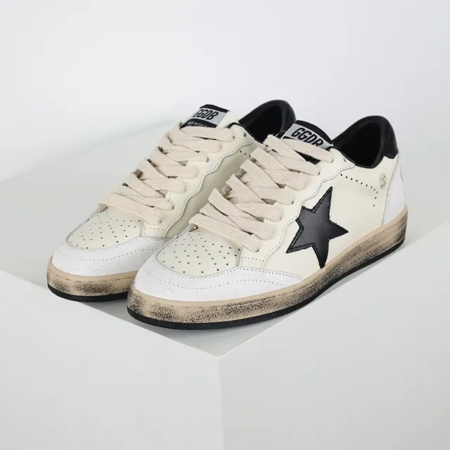 Golden Goose Superstar Off-White cuero desgastado zapatillas lifestyle 2