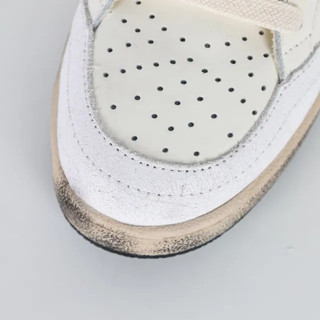 Golden Goose Superstar Off-White cuero desgastado zapatillas lifestyle 5