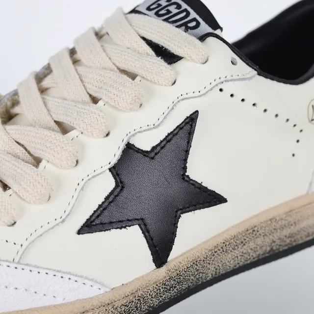 Golden Goose Superstar Off-White cuero desgastado zapatillas lifestyle 6