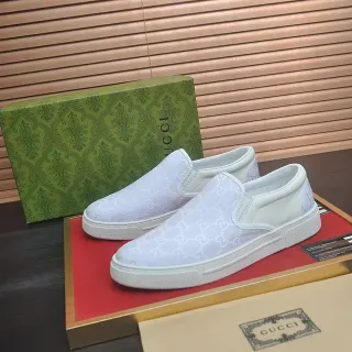 Gucci Ace GG Monogram zapatillas lifestyle blancas slip-on