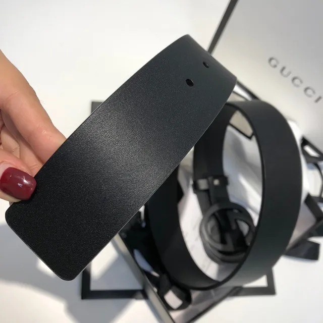 Gucci GG Marmont Cinto de couro preto 5