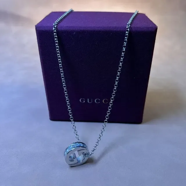 Gucci GG Marmont Bracelet Cristal et Perle Doré 6