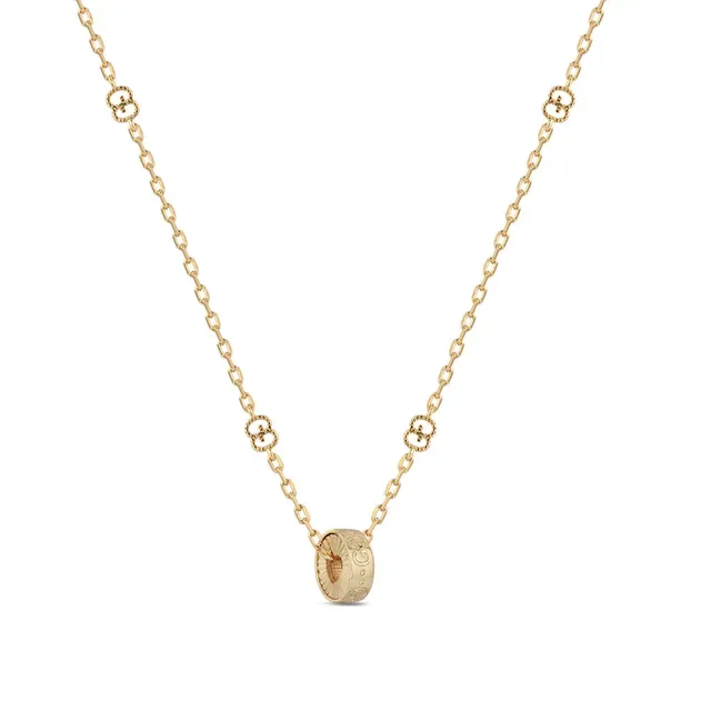 Gucci GG Marmont Interlocking G Collier pendentif 4